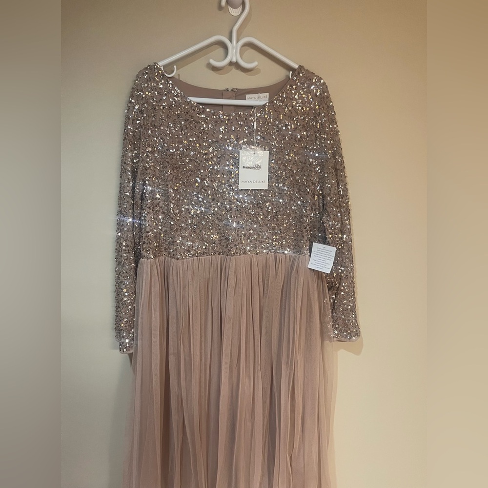 Sparkling Sequin Dress - Champagne
